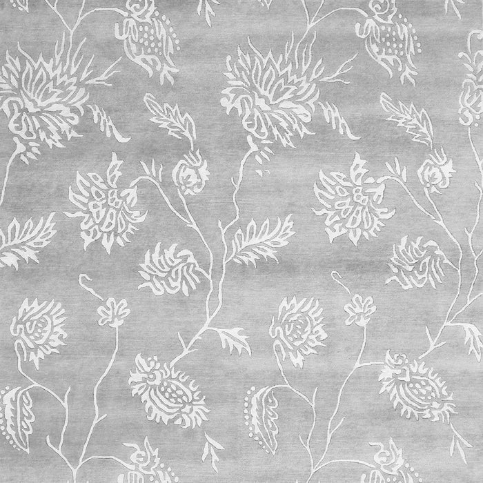 Abstract Gray Contemporary Rug, con1471gry