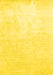 Machine Washable Solid Yellow Modern Rug, wshcon1472yw