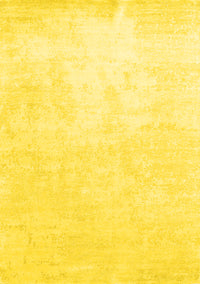 Solid Yellow Modern Rug, con1472yw