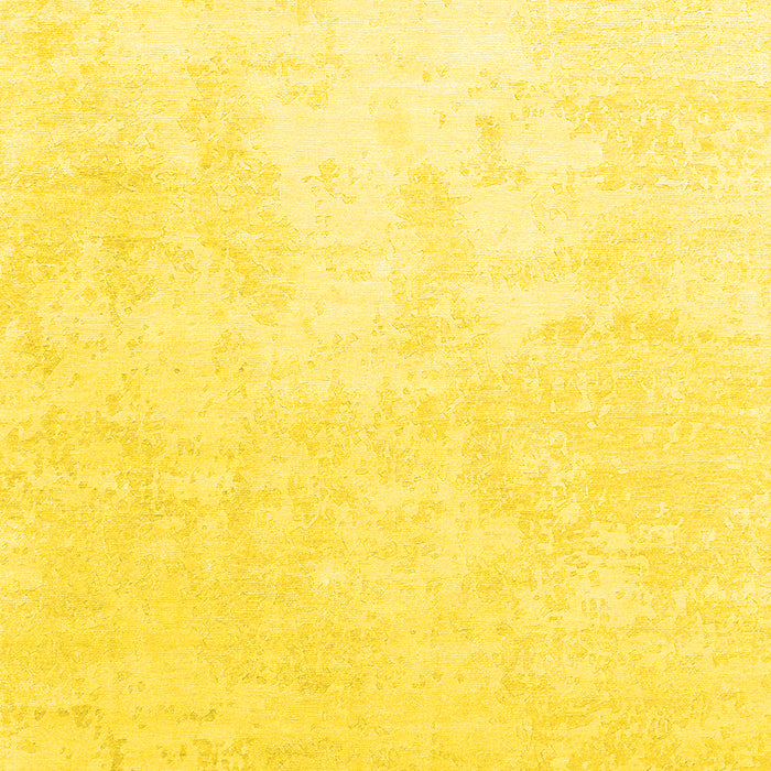 Solid Yellow Modern Rug, con1472yw