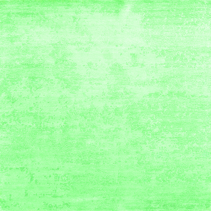 Serging Thickness of Solid Green Modern Rug, con1472grn