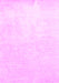 Machine Washable Solid Pink Modern Rug, wshcon1472pnk
