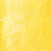 Square Solid Yellow Modern Rug, con1472yw