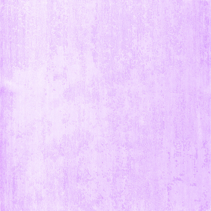 Square Solid Purple Modern Rug, con1472pur