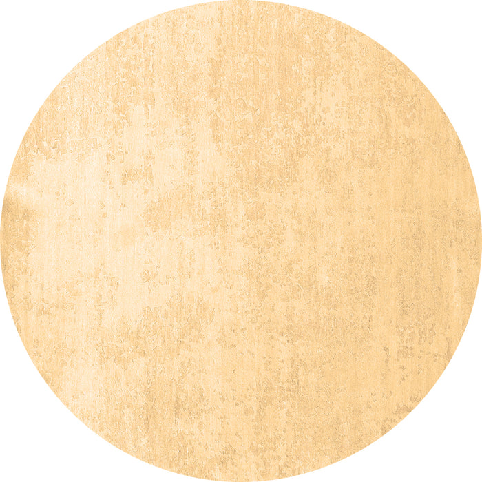 Round Machine Washable Solid Brown Modern Rug, wshcon1472brn