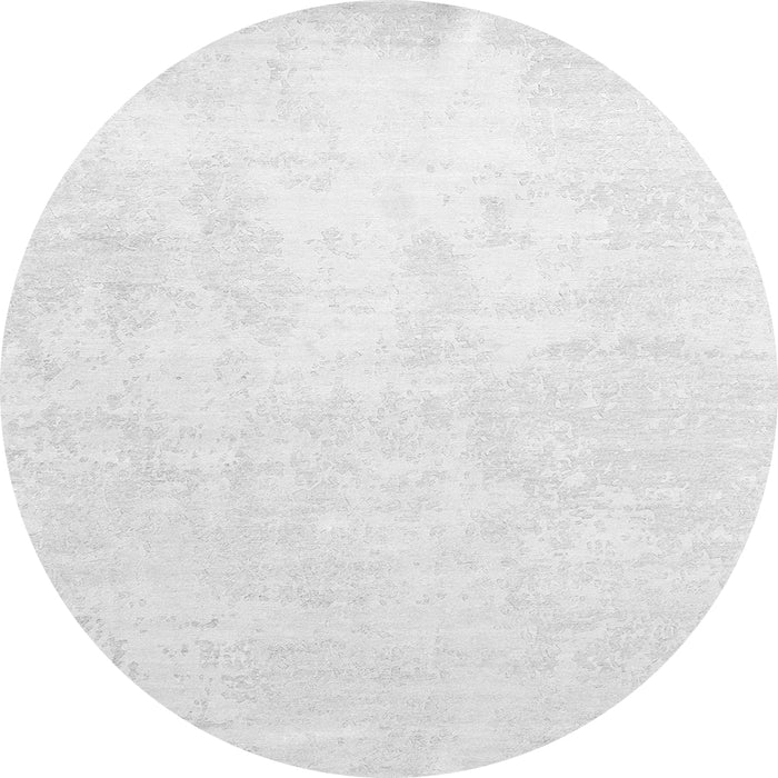 Square Solid Gray Modern Rug, con1472gry