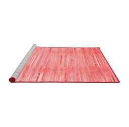 Contemporary Red Washable Rugs