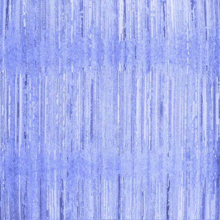 Square Abstract Blue Contemporary Rug, con1473blu