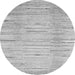 Machine Washable Abstract Gray Contemporary Rug, wshcon1473gry