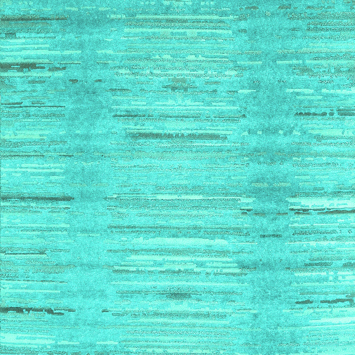 Machine Washable Abstract Turquoise Contemporary Area Rugs, wshcon1473turq
