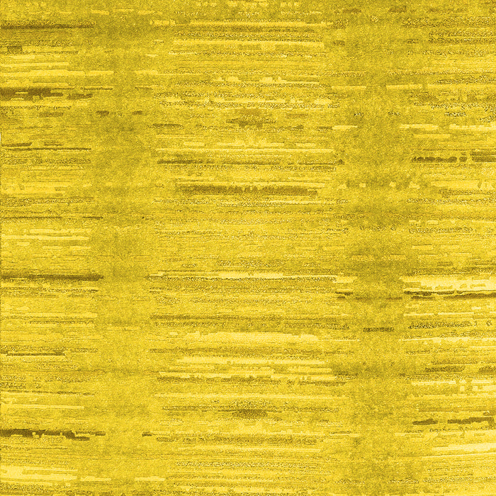 Abstract Yellow Contemporary Rug, con1473yw