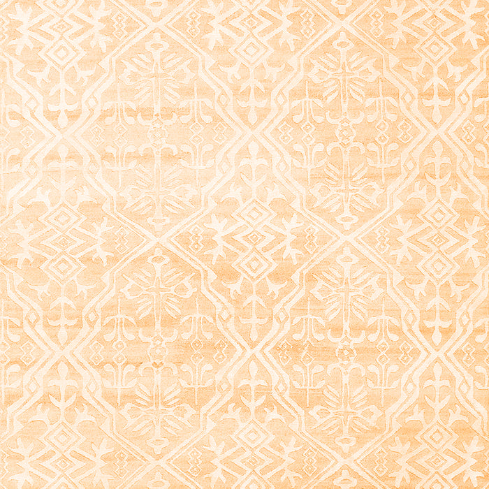 Solid Orange Modern Rug, con1474org