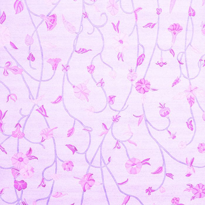 Solid Purple Modern Rug, con1475pur