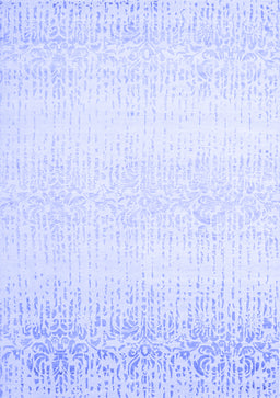Abstract Blue Contemporary Rug, con1476blu