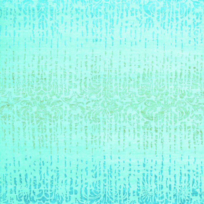 Abstract Turquoise Contemporary Rug, con1476turq