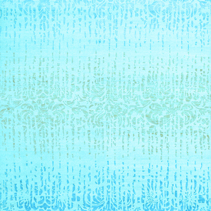 Abstract Light Blue Contemporary Rug, con1476lblu
