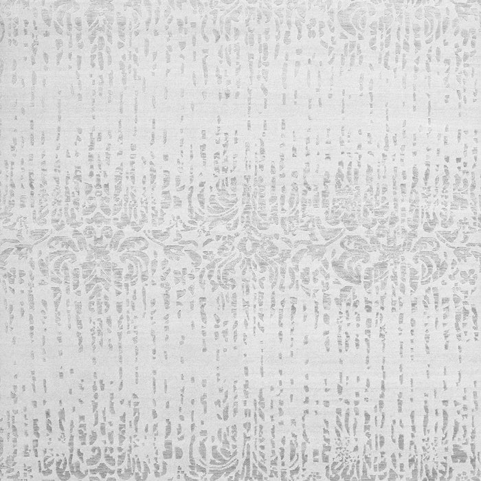 Serging Thickness of Machine Washable Abstract Gray Contemporary Rug, wshcon1476gry