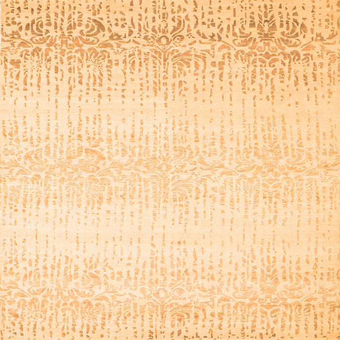 Serging Thickness of Abstract Orange Contemporary Rug, con1476org