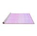 Sideview of Machine Washable Abstract Purple Contemporary Area Rugs, wshcon1476pur