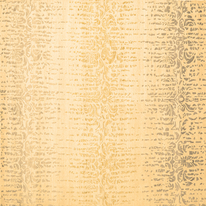 Square Abstract Brown Contemporary Rug, con1476brn