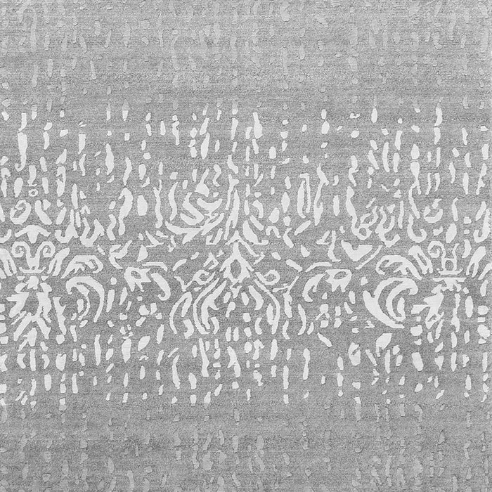 Abstract Gray Contemporary Rug, con1477gry