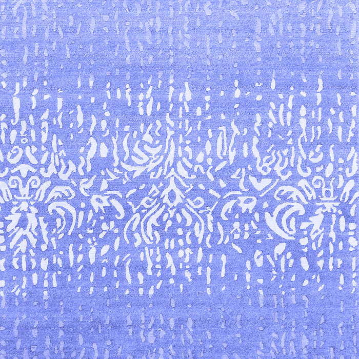 Abstract Blue Contemporary Rug, con1477blu