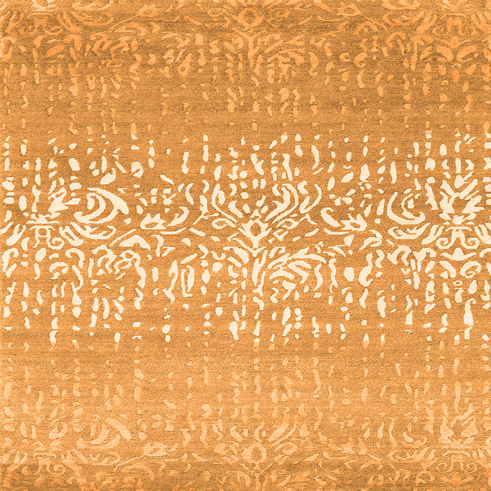 Serging Thickness of Abstract Orange Contemporary Rug, con1477org