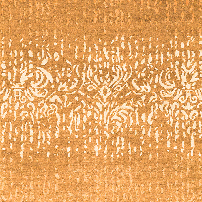 Abstract Orange Contemporary Rug, con1477org