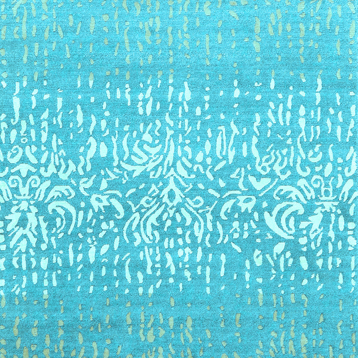 Machine Washable Abstract Light Blue Contemporary Rug, wshcon1477lblu