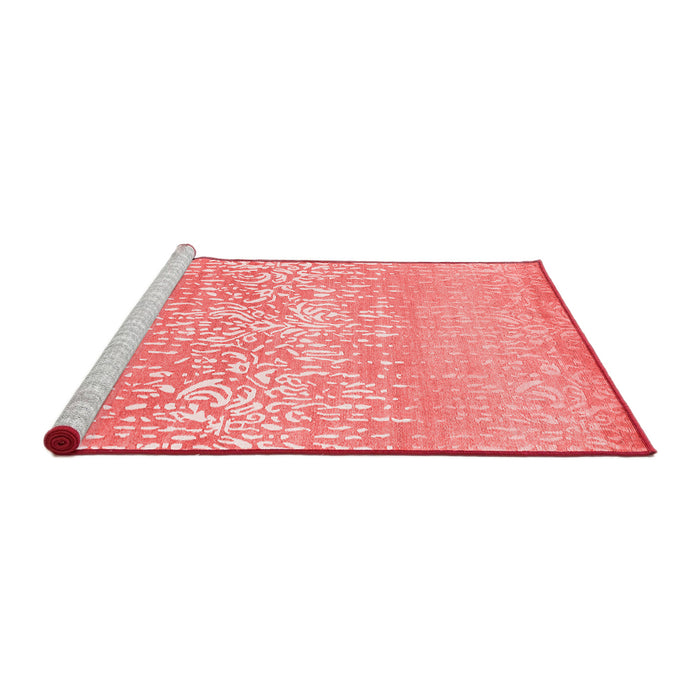 Contemporary Red Washable Rugs