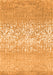 Serging Thickness of Machine Washable Abstract Orange Contemporary Area Rugs, wshcon1477org