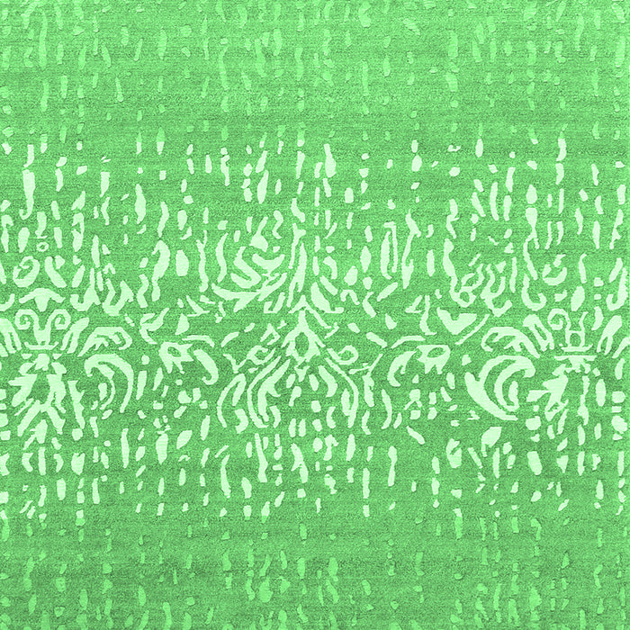 Abstract Emerald Green Contemporary Rug, con1477emgrn