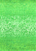 Serging Thickness of Machine Washable Abstract Green Contemporary Area Rugs, wshcon1477grn