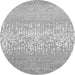 Machine Washable Abstract Gray Contemporary Rug, wshcon1477gry