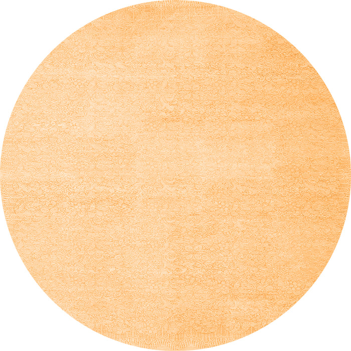 Machine Washable Solid Orange Modern Area Rugs, wshcon1478org