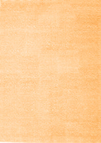 Solid Orange Modern Rug, con1478org