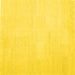 Square Solid Yellow Modern Rug, con1478yw