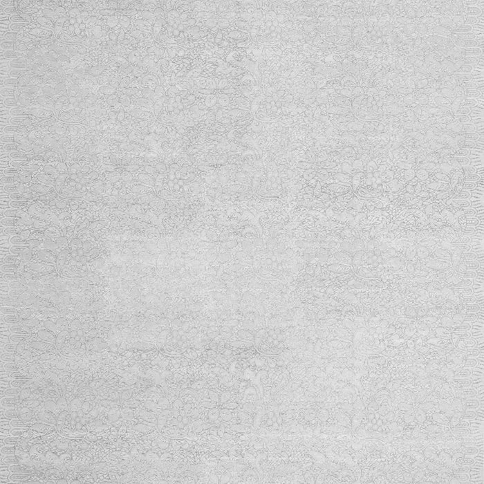 Serging Thickness of Machine Washable Solid Gray Modern Rug, wshcon1478gry