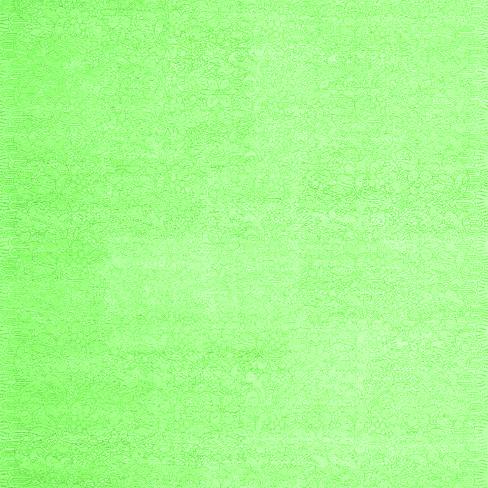 Solid Green Modern Rug, con1478grn