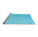 Sideview of Machine Washable Abstract Light Blue Contemporary Rug, wshcon1479lblu