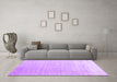 Machine Washable Abstract Purple Contemporary Area Rugs in a Living Room, wshcon1479pur