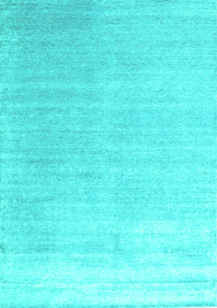 Abstract Turquoise Contemporary Rug, con1479turq