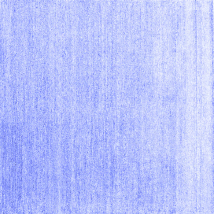 Square Abstract Blue Contemporary Rug, con1479blu