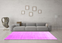 Machine Washable Abstract Pink Contemporary Rug, wshcon1479pnk