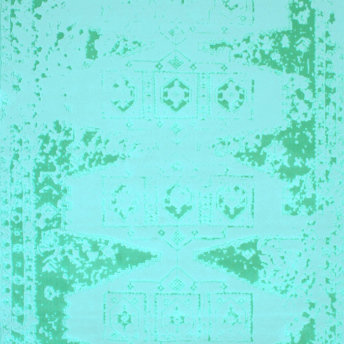 Abstract Light Blue Contemporary Rug, con147lblu