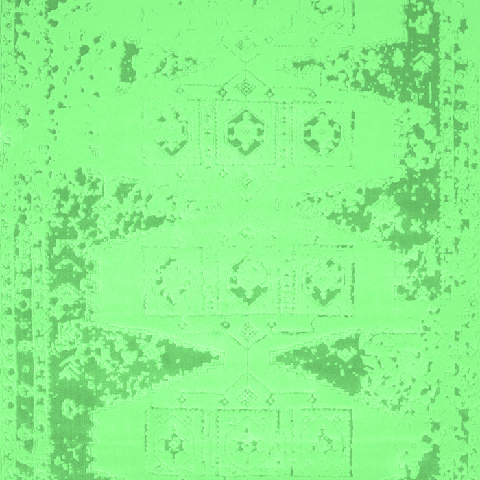 Machine Washable Abstract Emerald Green Contemporary Area Rugs, wshcon147emgrn