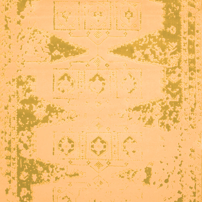 Abstract Orange Contemporary Rug, con147org