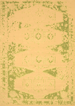 Abstract Brown Contemporary Rug, con147brn