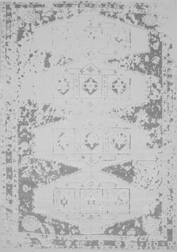 Abstract Gray Contemporary Rug, con147gry