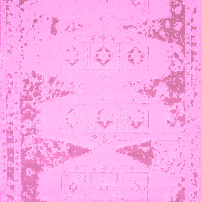 Machine Washable Abstract Pink Contemporary Rug, wshcon147pnk